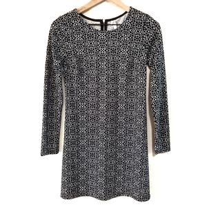 3/$15 Xhilaration Graphic Casual Long Sleeve Dress